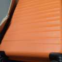 Amazon Basics 26" Hardside Medium Checked Luggage, Expandable Hardshell Suitcase with Wheels, Scratch-Resistant Surface, Four Multi-directional Wheels, Orange