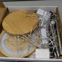 Yadoker Plant Grow Light, LED Growing Light Full Spectrum for Indoor Plants,Height Adjustable, Automatic Timer, 5V Low Safe Voltage,Idea for Large Plant Light (2 Pack, Bamboo)