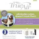 Hamilton Beach TrueAir Replacement Carbon Filter for Odor Eliminators, Neutralizes Pet Smells, 3-Pack (04234G), 5.8 x 1.8 x 6.8 inches , White