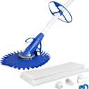 U.S. Pool Supply Professional Suction Pool Cleaner, Inground Automatic Pool Vacuum Cleaner with Hose - Swimming Sweeper Vac Cleaning Suction-Side Cleaners - Auto Creepy Sweeps Removes Debris, Leaves