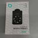 llano Camera Cooling Fan, High Performance Camera Fan with Type-C Charging Port, Professional External Cooler for Video Recording Live Streaming Cooling, Black