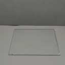 Glass Cutting Board 16"x12": Tempered Glass Kitchen Counter Protector - Durable- Scratch-Resistant, Heat-Proof - Clear Design (Transparent)