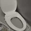 Bio Bidet BB550 Heated Bidet Seat with Warm Water Wash & Air Dryer, Night Light, Low Profile Design, Elongated