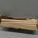 Beyeutao Wooden Bed Canopy Frame Adjustable Solid Wood Poles Hanging Bed Pole Bed Poles Bed Curtains Frame Suitable for All beds 2Pcs 48 inches.