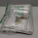 Nordic Ware Naturals 3 Piece Set  USA Made Aluminum Commercial Quality Sheet Pan for Baking or Roasting, Encapsulated Galvanized Steel Rim Prevents Warping; Half Sheet, Jelly Roll and Quarter Sheet