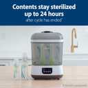 Dr. Brown's All-in-One Sterilizer and Dryer for Baby Bottles, Parts and Other Newborn Essentials, Gray