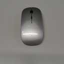 Bluetooth Wireless Dual Mode Mouse,Rechargeable Mouse for Mac/Windows/Android Tablet,Bluetooth Wireless Mouse for iPad/Mac/Laptop/PC/Computer,2.4G Wireless Mouse for Desktop/Notebook/Computer(Gray)