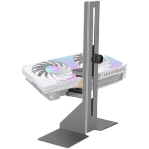 [All-Metal Design/Enhanced Stability] GPU Support Bracket, Graphics Card GPU Brace Support Video Card Sag Holder Holster Bracket (Compatible with up to 72mm Thickness GPU)