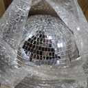 Disco Ball 12-Inch Large Hanging Mirror Ball Disco Ball Decor for Disco Party Decorations, Weddings, Events, Disco Christmas Decor, and Home Celebrations