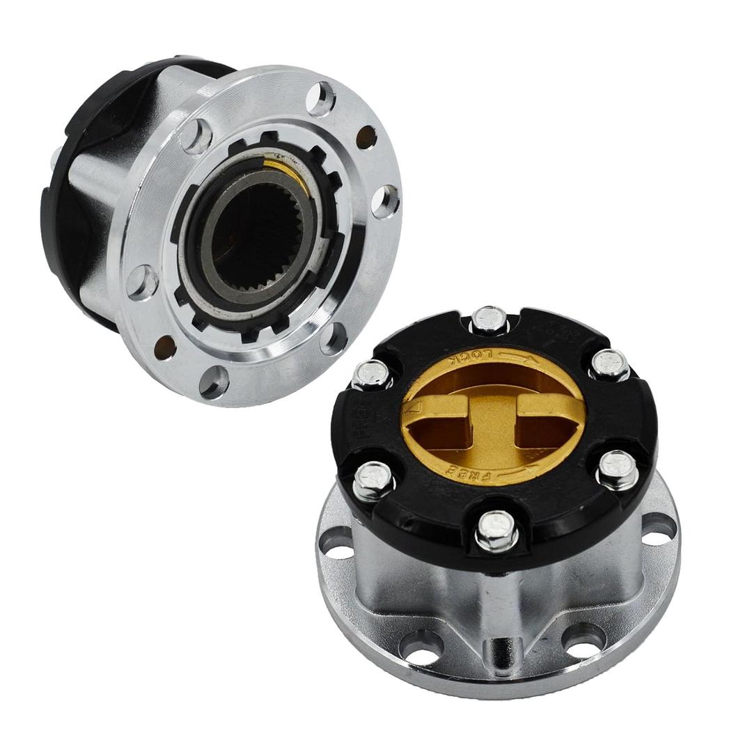 Free Wheel Manual Locking Hub 43530-69045 for Toyota 4x4 Replacement for Land Cruiser FJ40 FJ45 FJ60 FJ62 BJ40 BJ42 BJ60, 2 Piece