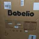 Babelio Extra Wide Baby/Dog Gate PressGuard P7, 29-55" Auto Close for The House and Doorway, Safety Pressure Mounted Pet Door, NO Need Tools and Drilling, Black