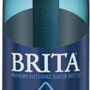 Brita Hard-Sided Plastic Premium Filtering Water Bottle, BPA-Free, Reusable, Replaces 300 Plastic Water Bottles, Filter Lasts 2 Months or 40 Gallons, Includes 1 Filter, Sea Glass - 26 oz.