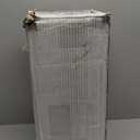 Brown Mailboxe for Outside, RAINHOL Post Mount Mailbox, Galvanized Steel Medium Capacity Mail Boxes, 19 x 8.7 x 6.7 Inches