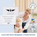 Pet Memorial Suncatcher, Dog Memorial Gifts, Crystal Ball Suncatcher for Pet Loss, Dog and Cat Bereavement Gift Idea, Sympathy Present