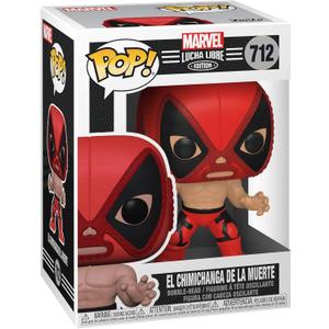 Funko POP Marvel: Luchadores - Deadpool, Multicolor, Standard (1 Count (Pack of 1))