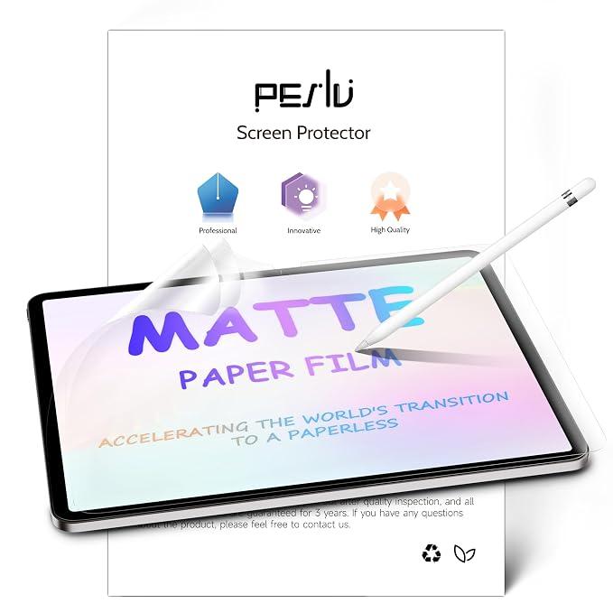 Peslv iPad 10th Generation 2022 Screen Protector, 2 Pack Matte Anti-Glare PET Film Screen Protector, Blue Light Filter, Eye Protection Cover, Drawing and Writing