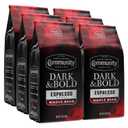 Community Coffee Dark & Bold Espresso Blend, Dark Roast Whole Bean Coffee, 11 Ounce Bag (Pack of 6)