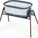 Chicco LullaGlide 3-in-1 Stationary Baby Bassinet, Gliding and Portable Bassinet, Waterproof Mattress and Fitted Sheet, Includes Carry Bag | Luna/Grey