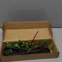 3Pcs 38.8" Faux Greenery Plant Stems and Branches for Tall Vase,Artificial Tree Branches and Twigs for Decoration (Green Leaves & Brown Stem)