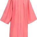 Unisex Matte Graduation Gown for High School and Bachelor Choir Robes for Church (51, Pink)