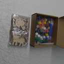 24 Set Safari Party Favors Jungle Craft Kits Supplies DIY Safari Jungle Wooden Painting Kit Wooden Coloring Crafts Wild Animals Birthday Goodie Bags Gifts Prizes