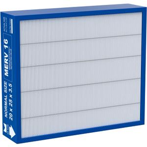 GAPCCCAR2025 Filter MERV 16 Replacement Compatible with Bryant/Carrier Infinity Air Cleaner Purifier Cartridge GAPBBCAR2025/GAPCCCAR2025, 20" x 25"(actual size: 24.4" x 20.7" x 3.5"