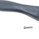 LBTOD 2 Pcs Bakelite Pot Handles Universal Scald-Proof Long Handle Grip with screw and gasket Replacement Accessories