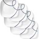 Corelle Chip Resistant Appetizer Plates, 6-Piece, Lia