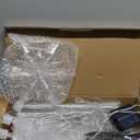 Enhon 10 Pack Snowflake Christmas Pathway Lights Outdoor, 8 Lighting Modes Waterproof Christmas Pathway Markers Lights with Timer for Xmas Walkway Patio Yard Lawn Outdoor Decorations(Warm White)