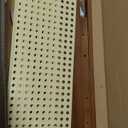 Cup Rack Organizer - Bar Counter Use Coffee Mug Holder, Two-Level Storage Shelf | Stylish Rattan Style Display, Compact Cup Stand for Desktop Water Bottle Home Indoor Mug Storage Setup