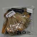 SlowTon No Pull Dog Harness - Heavy Duty Dog Harness and Leash Set for Medium Large Dogs, Reflective Tactical Harness with Soft Padded and Front Clip for Easy Walk and Training (Tan L)