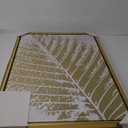 Fine Art Canvas Tropical Gold Canvas Wall Decor by Artist Belle Maison for Living Room, Bedroom, Bathroom, Kitchen, Office, Bar, Dining & Guest Room - Ready to Hang - 24 in x 32 in