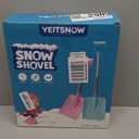 Kids Snow Shovel Extendable Sand Shovels for Beach Portable Snow Removal Emergency Tools with Telescopic Handle Foam Grip for Car Driveway