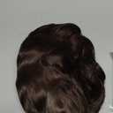 ZJchao Men Wig Fashionable Synthetic Short Hair Toupee Breathable Men Hairpiece Students (Dark Brown)