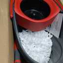 O-Cedar EasyWring Microfiber Spin Mop, Bucket Floor Cleaning System, Red, Gray, Standard