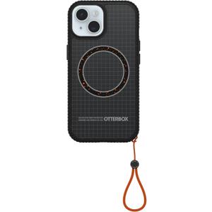 OtterBox Sole Series Phone Case for iPhone 13, iPhone 14, iPhone 15, iPhone 16e, iPhone 17e - Midnight Circuit - Grippy iPhone Case, Protective Phone Case with Strap, Magsafe Black