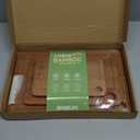 Bamboo Cutting Board for Kitchen, 3-Piece Set with Juice Grooves, Side Handles & Non-Slip Mats  Durable Bamboo Chopping Board for Meat, Vegetables and Fruits