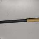 Black 3/8" Fixed Panel Shower Door Deep U-channel - 72" Length
