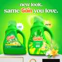 Gain Liquid Laundry Detergent, Original Scent, Freshness + Odor Fighting, High Efficiency Washing Machine Liquid Cleaning Soap, 60 fl oz, Pack of 2