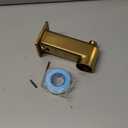 Slip On Diverter Tub Spout, Sleek Square Design for Bathroom, Fits 1/2" Copper Pipe (5/8" OD), Child-Safe Rounded Edges, Easy Installation, Brushed Gold