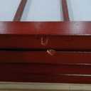 Roundhill Furniture Oriental Shoji 4 Panel Screen Room Divider, Cherry