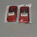 Pack of 2 PhuLok Compatible with Google Pixel 8A Case with HD Screen Protector,[Slide Camera Cover][Kickstand][Military-Grade] Heavy Duty Protection, Red 