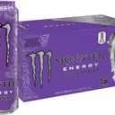 Monster Energy Ultra Violet, Sugar Free Energy Drink, 16 Ounce | Pack of 15