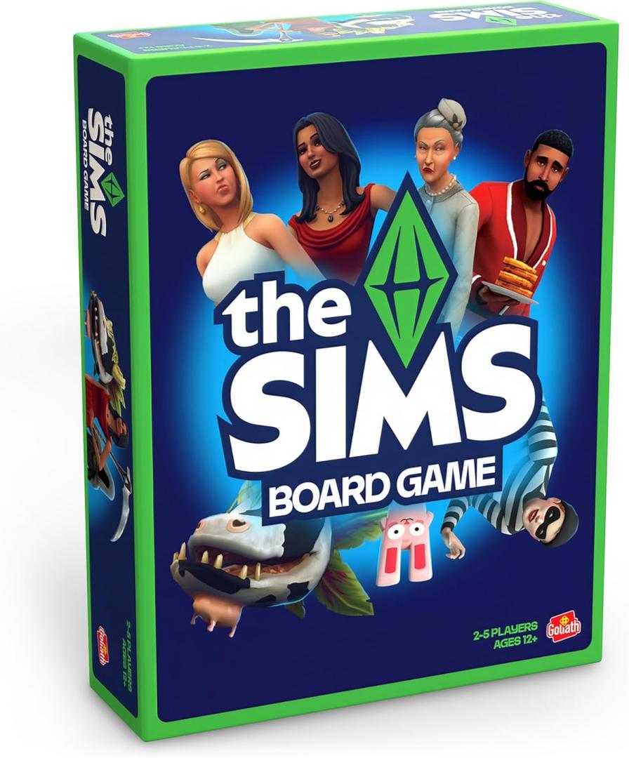 Goliath The Sims Board Game | Family Strategy Game | Craft Your Story, Collect Matching SIMbols | 2-5 Players, Ages 12+