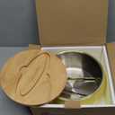 Gusto Nostro 4.1L Insulated Ice Bucket with Lid and Tongs, Double Wall Stainless Steel Ice Bucket Large, BPA Free Ice Bucket for Cocktail Bar, Keeps Champagne, Wine, Beer Chill for Parties (Gold)