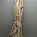 Blissun 9' Outdoor Patio Umbrella, Outdoor Table Umbrella, Yard Umbrella, Market Umbrella with 8 Sturdy Ribs, Push Button Tilt and Crank (TAN)