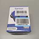 Travel Pillows for Airplanes, Airplane Pillow for Long Flight, Airplane Head Strap with Eye Mask for Sleep, Travel Neck Pillow for Car Road Trip, 360 Support Headrest, Stop Bobblehead, Black