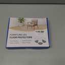 silicone furniture leg floor protectors 5/8"-2"