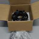 1.25 Inch Black Hubcentric Wheel Spacers 5x108 Compatible For Ford Fusion Jaguar F-Type XF XJ XJR XK XKR XE S-Type X-Type Compatible For Lincoln LS Continental Mark VIII MKZ MKC (2pcs 63.4mm M12x1.5)