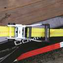 SmartStraps 27-Foot Premium Ratchet Straps, Yellow (1pk)  10,000 lbs Break Strength, 3,333 lbs Safe Work Load - Commercial Tie-Downs Designed for Heavy-Duty Transport - Safely Haul Large Equipment, Tractors, Vehicles and More